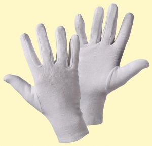 Trikot weiß/Schichtel Trikot-Handschuh 12 Paar Gr. 10