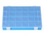 Sortimentskasten PP, 24 Fächer, blau, 225 mm x 335 mm x 55 mm 