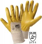 12 Paar Flex-Nitril Handschuhe , gelb Gr. 9