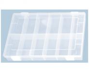 Sortimentskasten PP, 12 Fächer, transparent 1 Stück