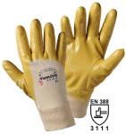 12 Paar Original Sahara, gelb Nitrilkautschuk-Handschuhe 