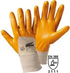 12 Paar Flex-Nitril Handschuhe, gelb 